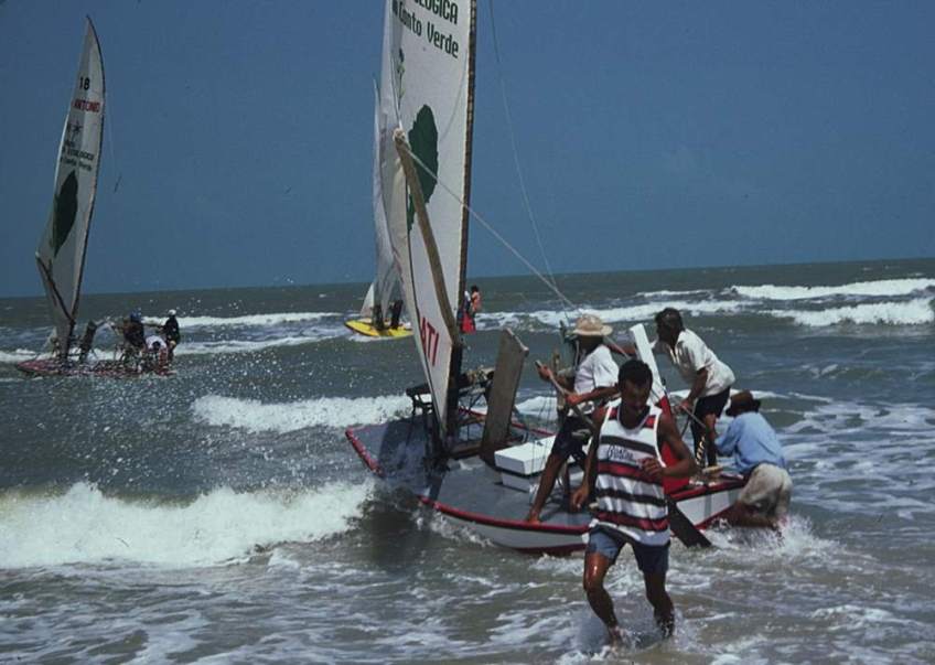 Starting first race. Regatta Day.